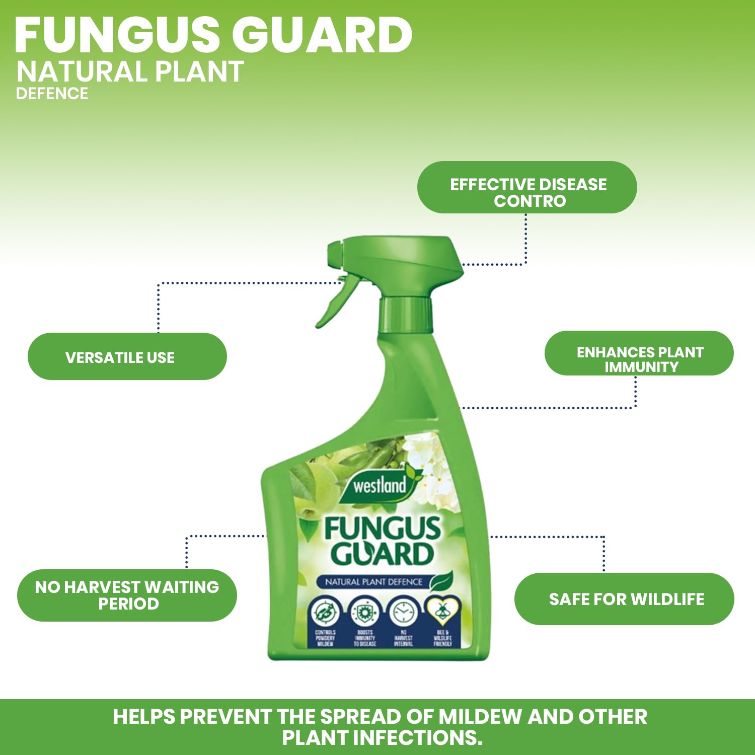 Westland Fungus Guard Spray RTU 800ml Crop Plant Protection Disease