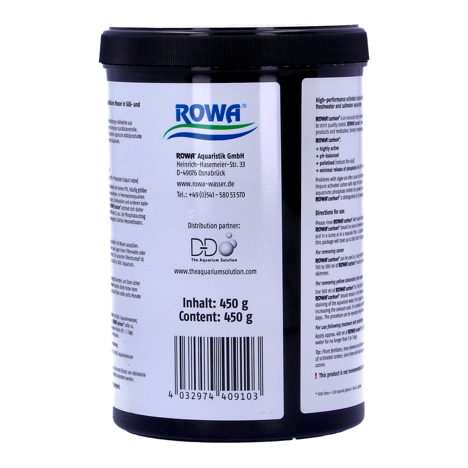 D-D Rowa Carbon Filter Media 450g