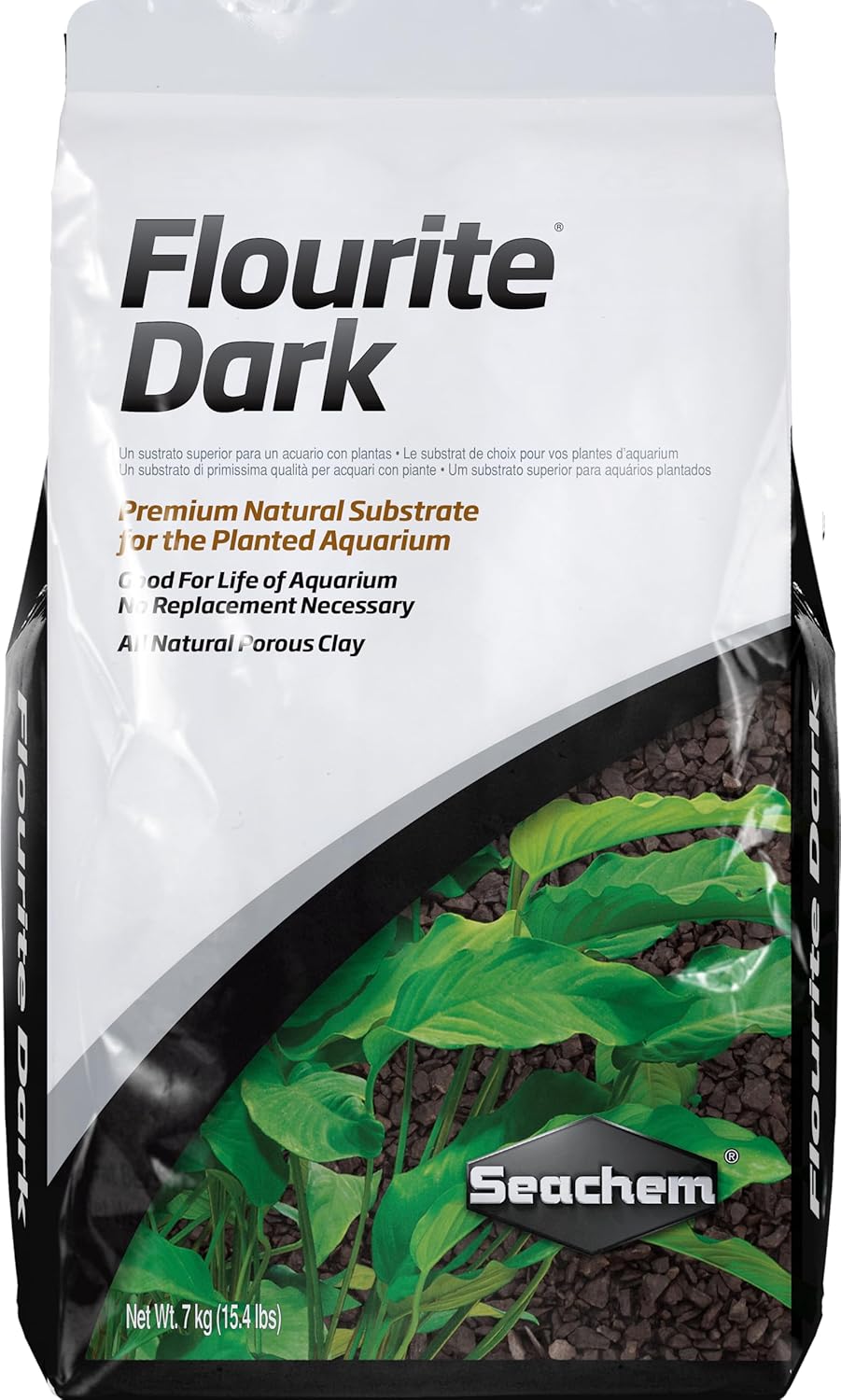 Seachem Flourite Dark 7kg Planted Aquarium Substrate Gravel Damaged Bag