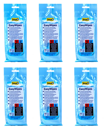 TETRA EASYWIPES 60 TROPICAL MARINE FISH TANK AQUARIUM CLEANING EASY WIPE