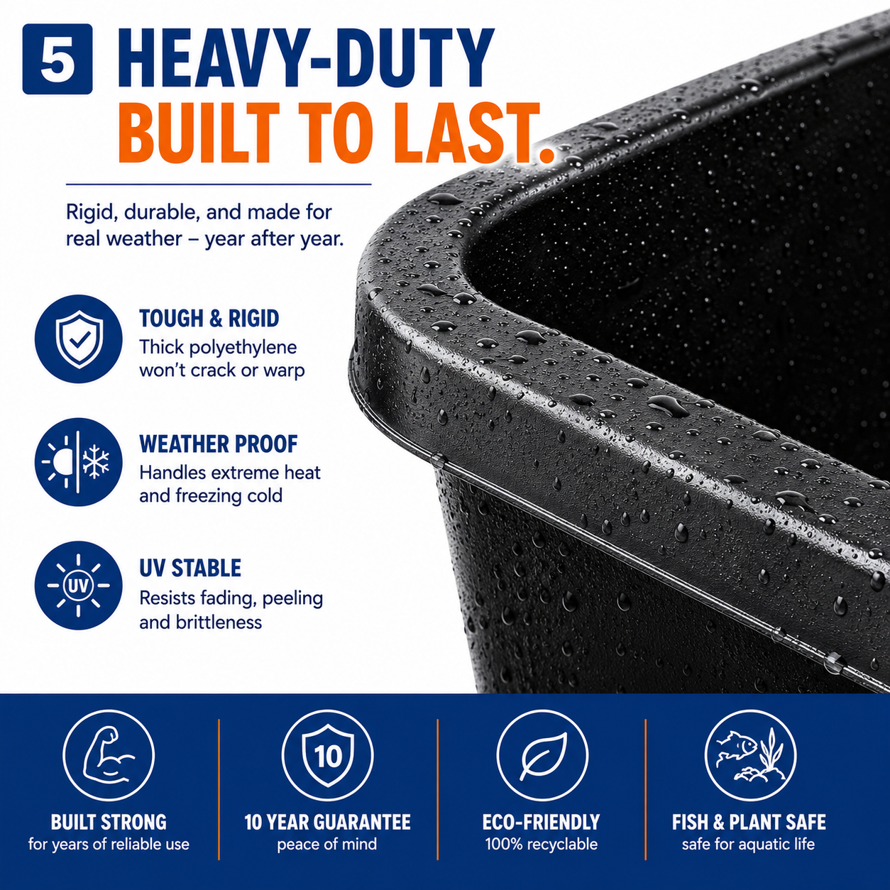 Laguna Durable Preformed Pond Basins - Multiple Sizes