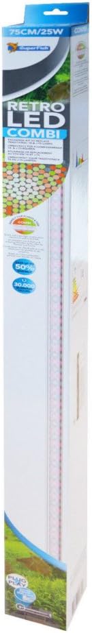 Superfish Retro LED Combi T8/JT5 75cm/25w Aquarium Light