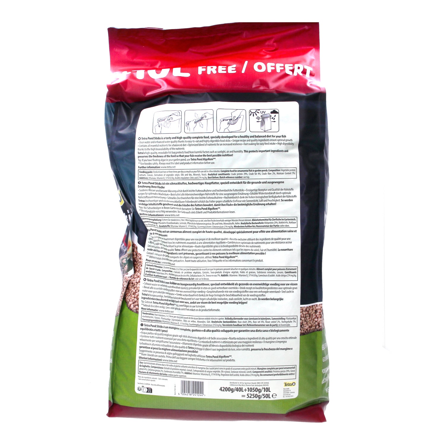 Tetra Pond Sticks Value Pack 40L + 25%