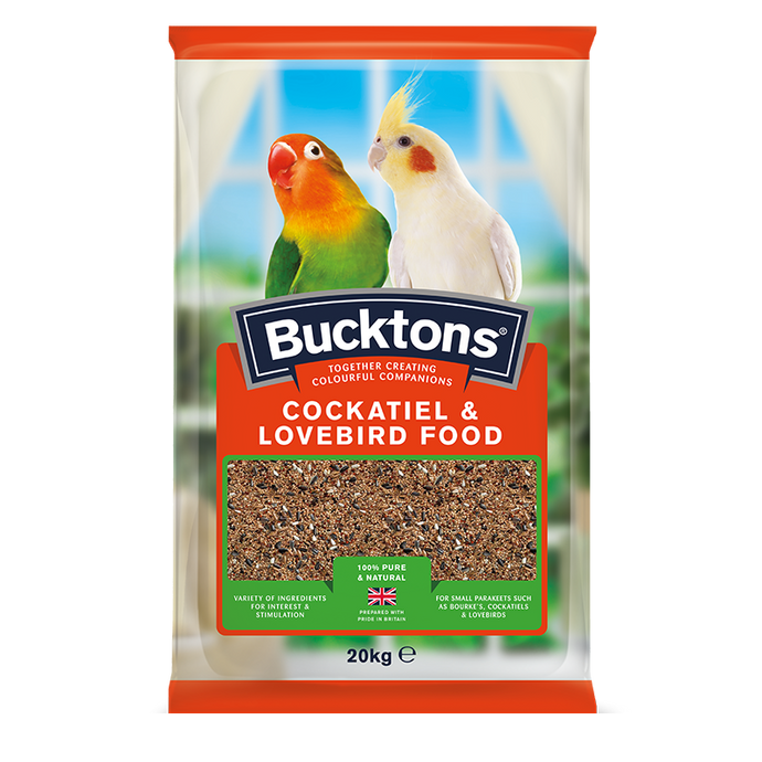 Bucktons Cockatiel & Lovebird 20kg