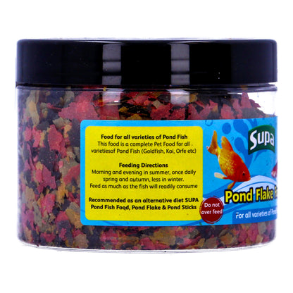 Supa 90g Premium Pond Flakes Koi Carp Goldfish Fish Food