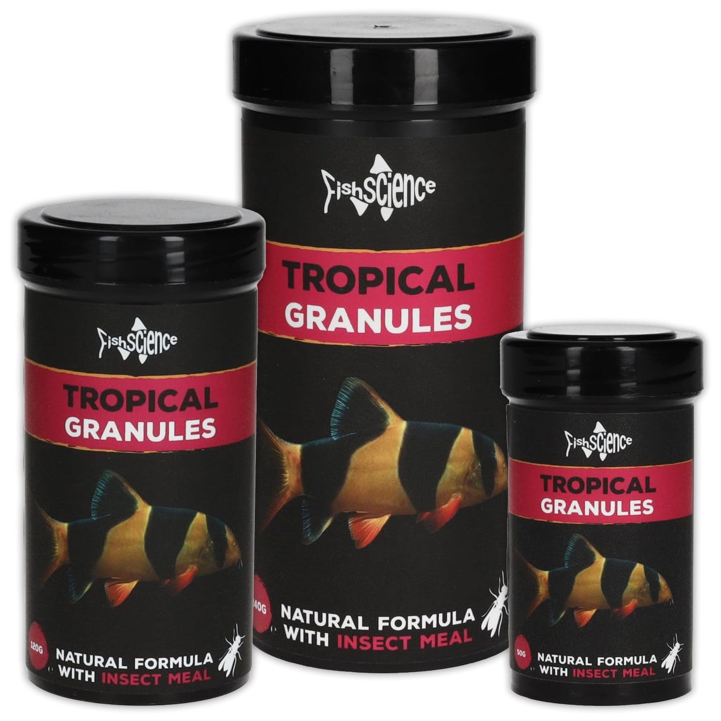 Fish Science Tropical Granules 50g, 120g and 240g Aquarium Fish Food Pellets