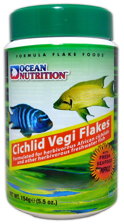 Ocean Nutrition Cichlid Vegi Flakes
