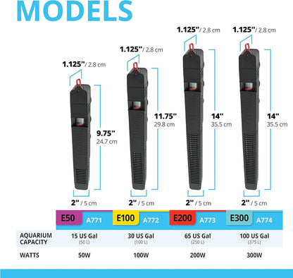 Fluval E 50w Advanced Electronic Heater
