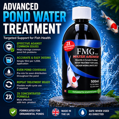 Cloverleaf FMG Water Answer Pond Water Treatment 250ml & 500ml
