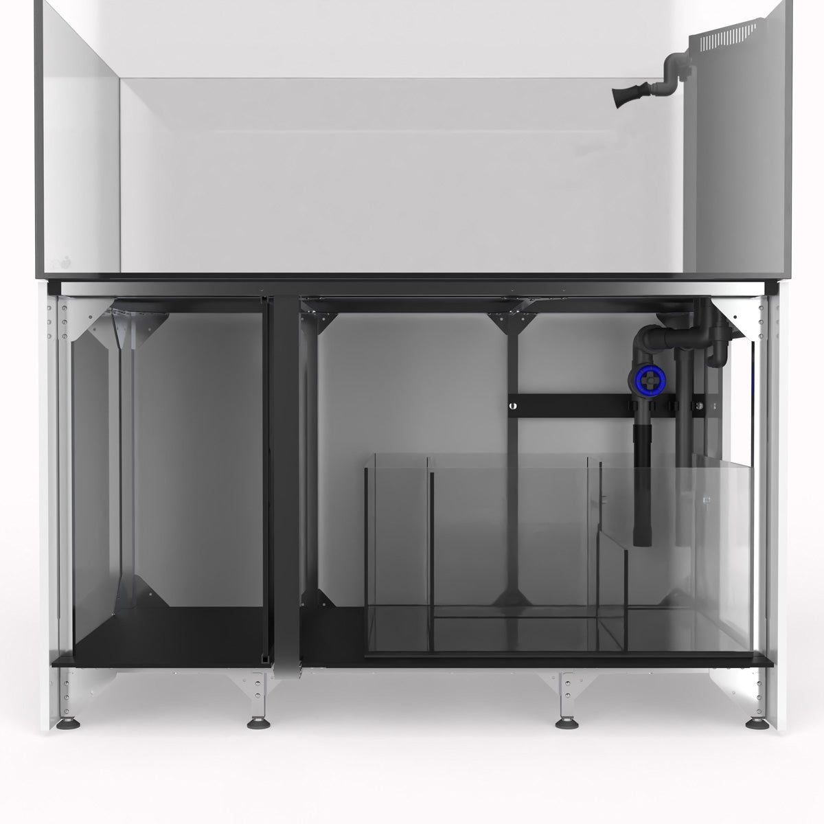 D-D Aqua-Pro Reef Peninsula 1500 Aquarium & Cabinet