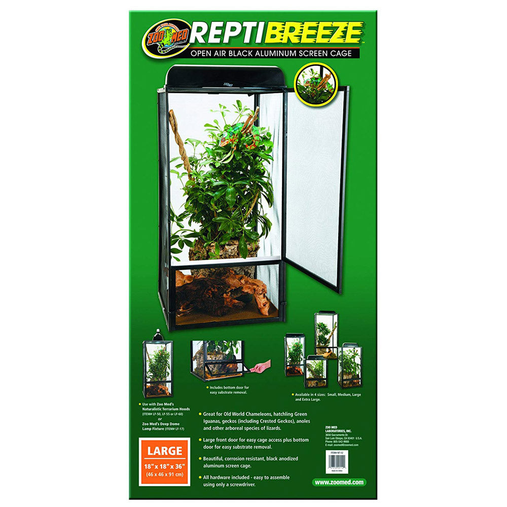 Zoo Med ReptiBreeze Open Air Screen Cage