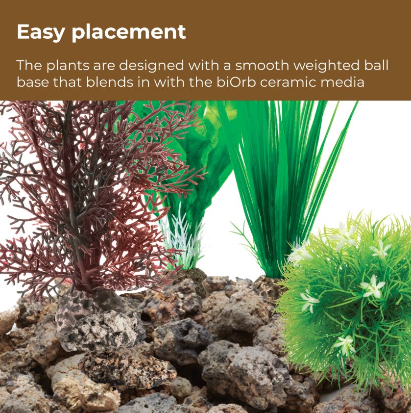 Aquarium Fish Tank biOrb Decor Set 30L Wood On Stone 