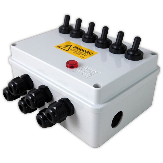 IS Garden Armoured Switchbox: 6-Way