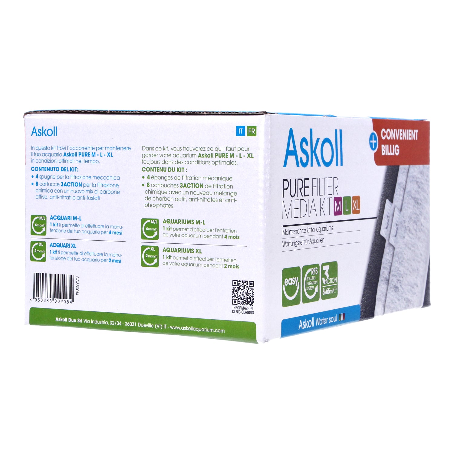 Askoll Aquarium Fish Tank Media Kit
