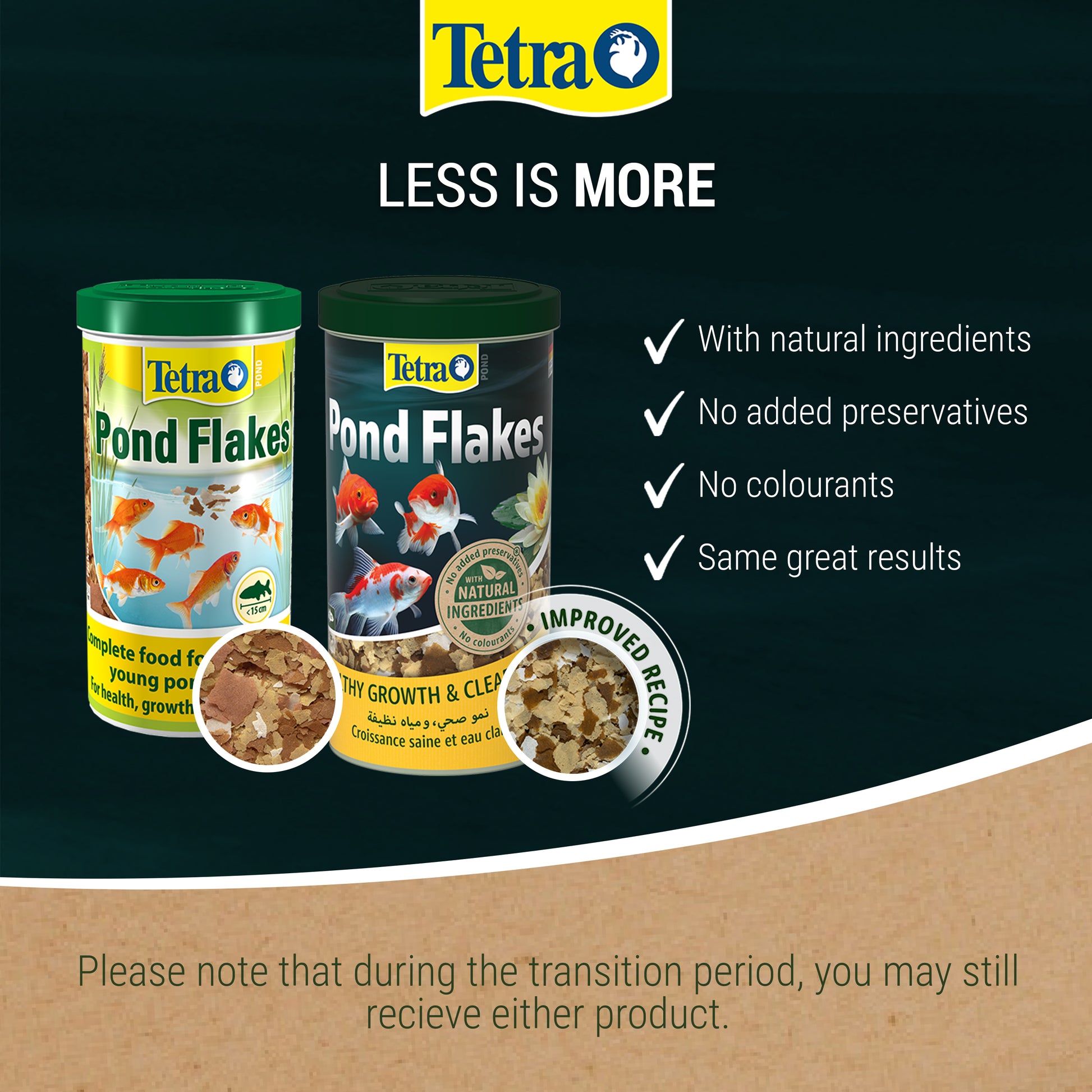 Tetra Pond Flakes 100g - T366