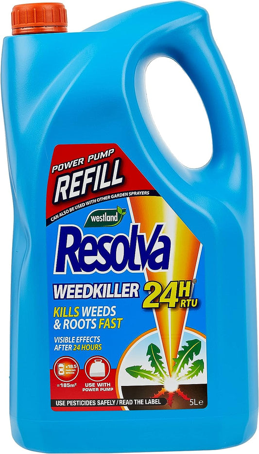 Resolva 24H Power Pump Weed Killer - Fast, Glyphosate-Free
