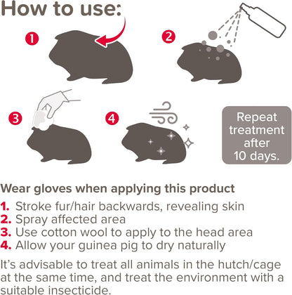 Beaphar Anti-Mange Spray Treatment Small Animals 75ml