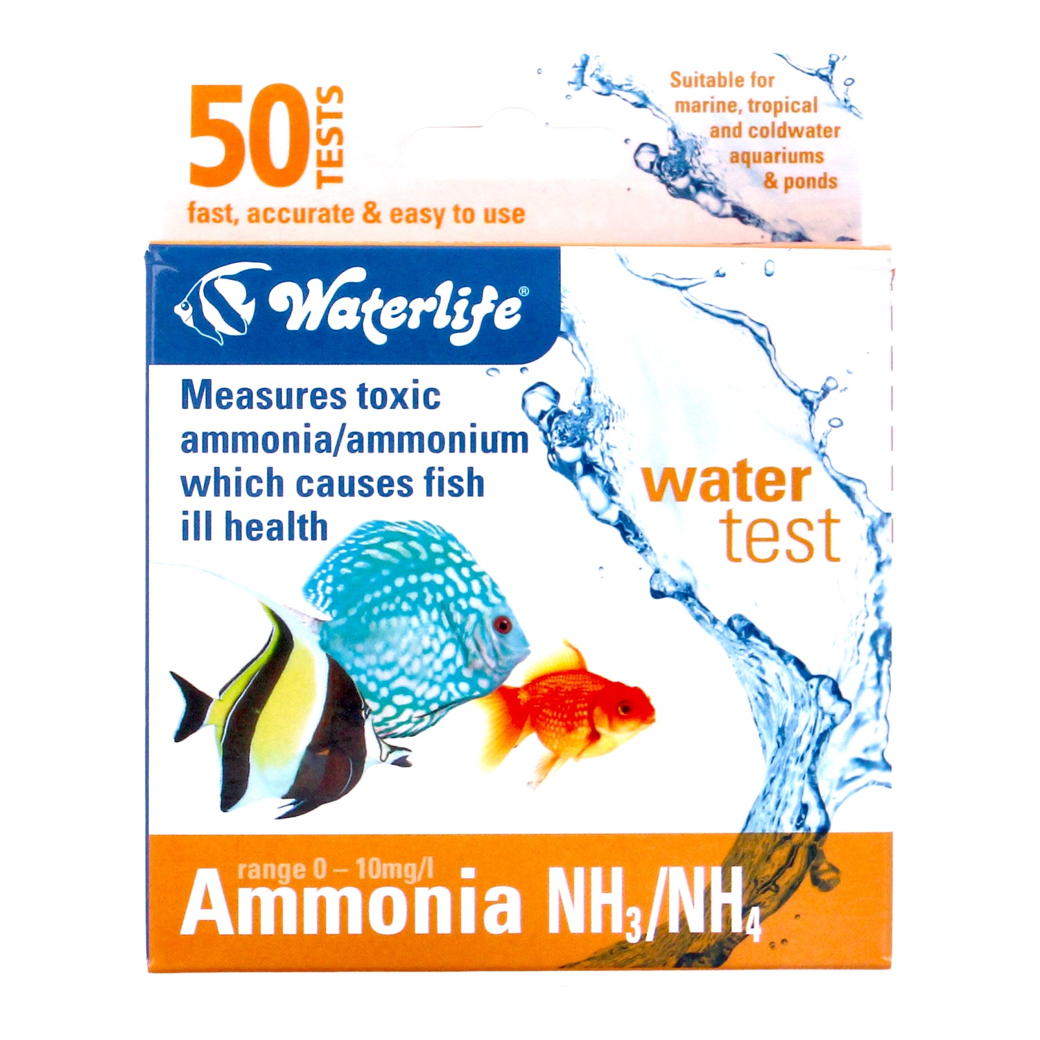 Waterlife Ammonia Test Kit & Nitrite Test Kit Bundle