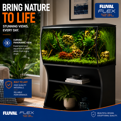 Fluval Flex 123L Tropical Black Aquarium
