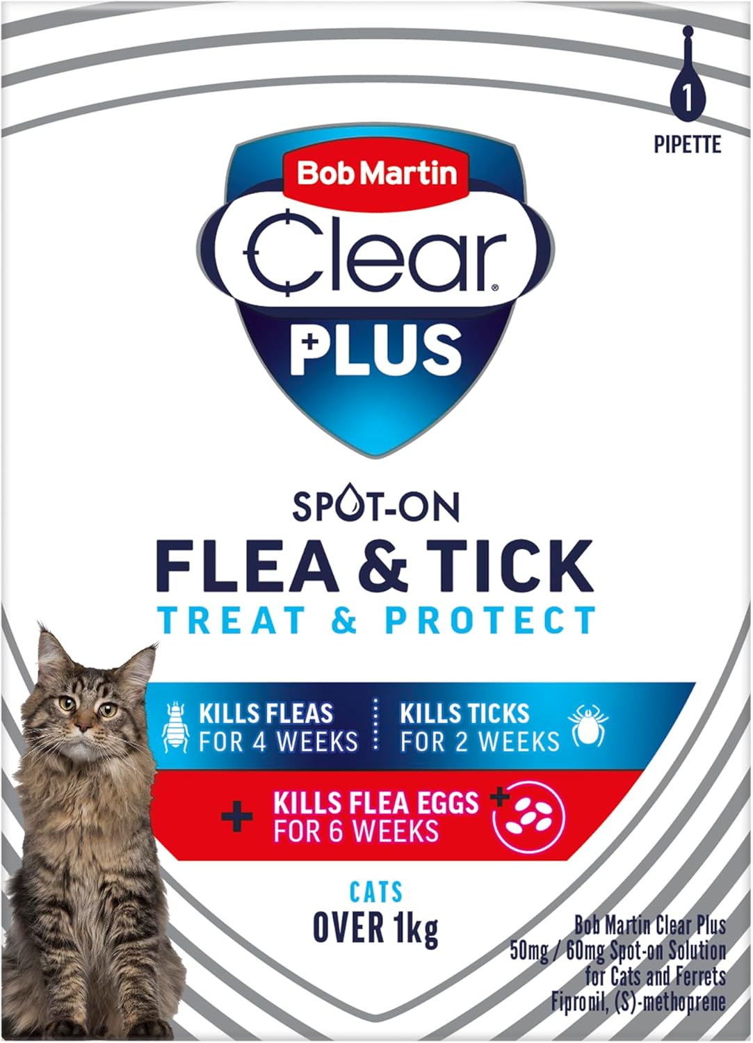 Dog Flea Spot On Bob Martin Clear Plus Kills Fleas Ticks Cat Dog Flea Treatment