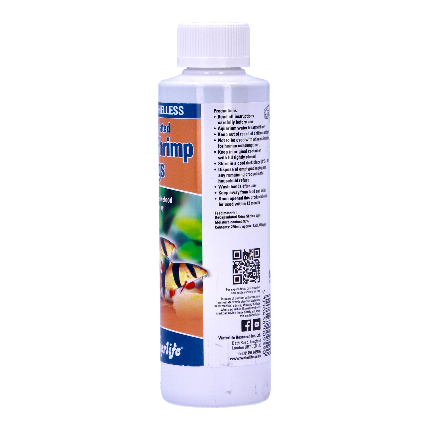 Waterlife Artemia Shell-less Brine Shrimp Eggs 250ml