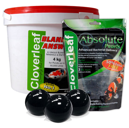 Cloverleaf Absolute Pearls XL & Blanket Answer Pond Treatment 2kg 4kg