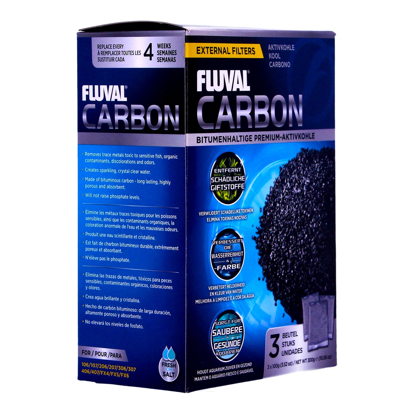 Fluval Carbon 3 x 100g - A1440