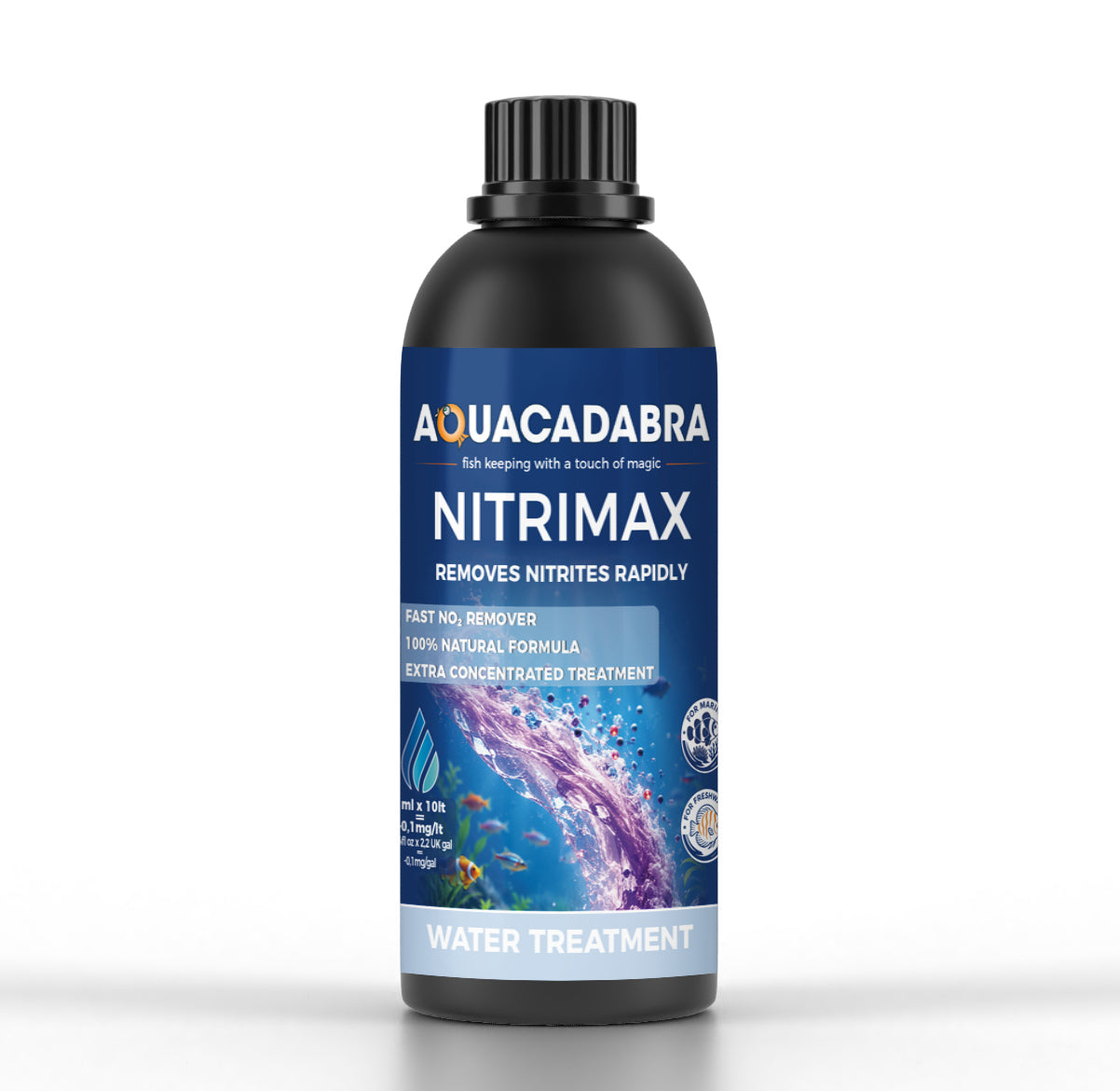 Aquacadabra Nitrimax Nitrite Treatment Aquarium Freshwater Marine 250ml 500ml