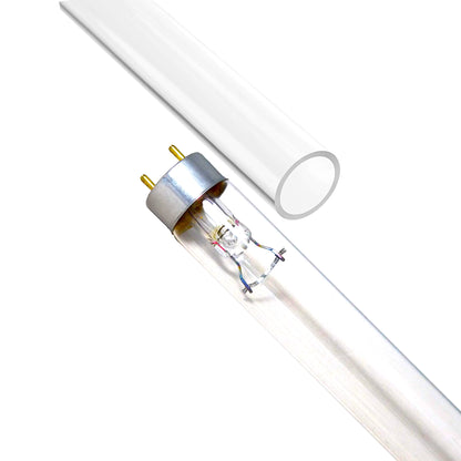 Evolution Aqua Pond UV Bulb Lamp & Quartz Sleeve Bundle