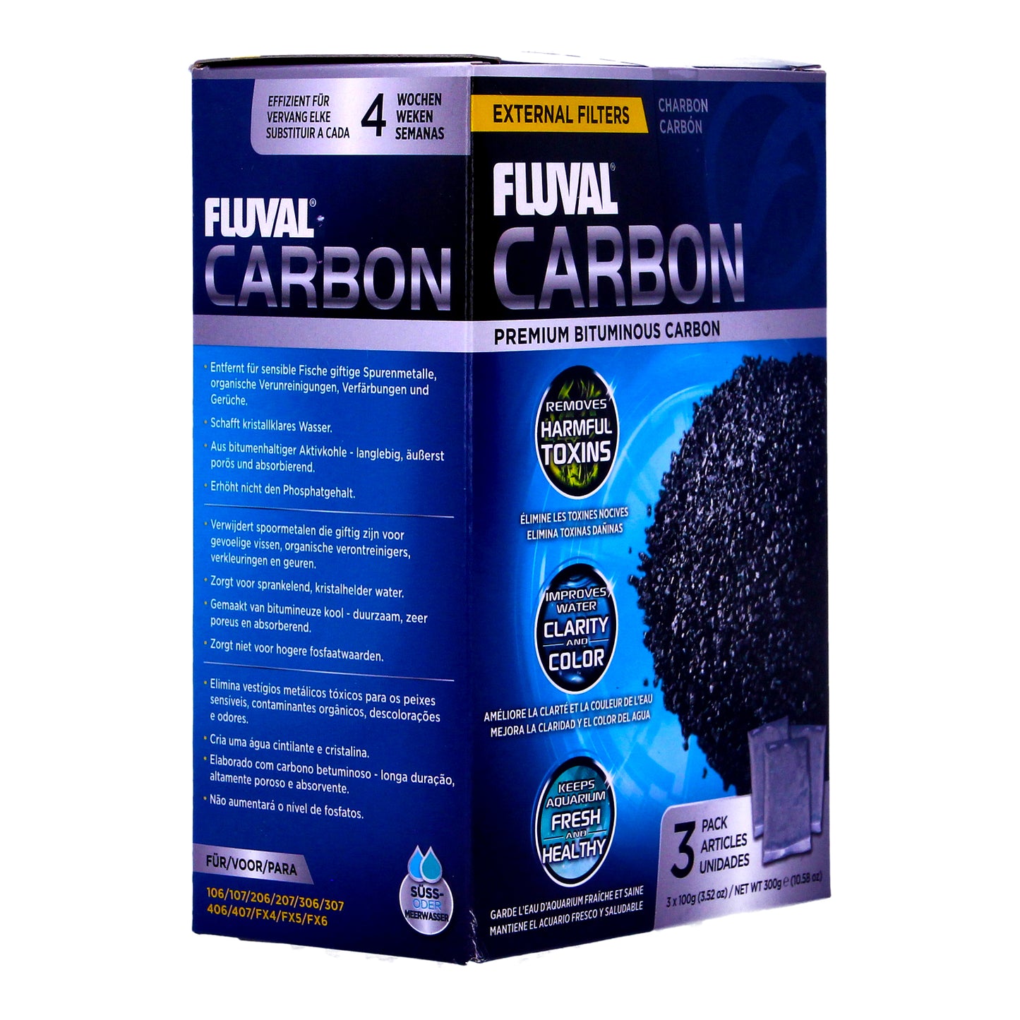 Fluval Carbon 3 x 100g - A1440