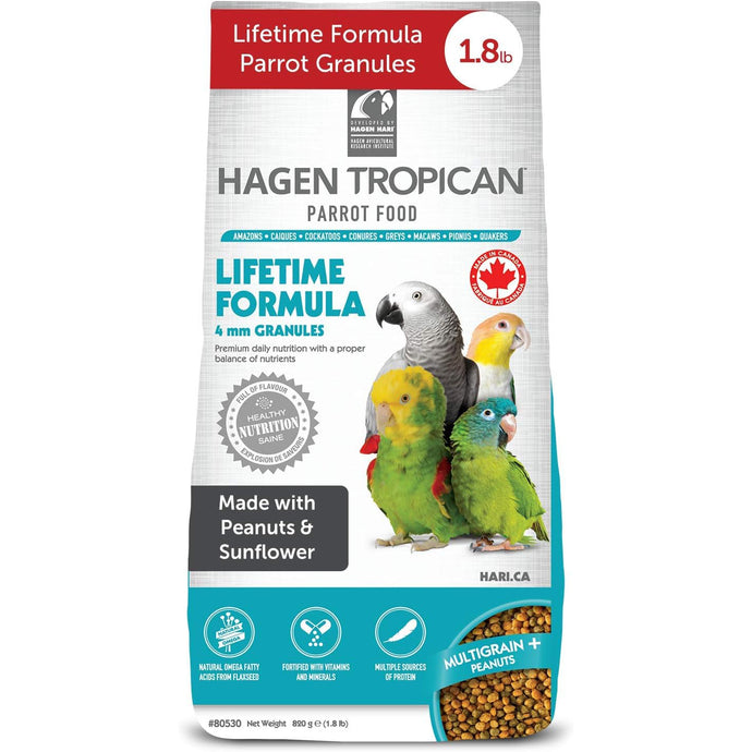 Hari Tropican Parrot Lifetime 4mm Granules