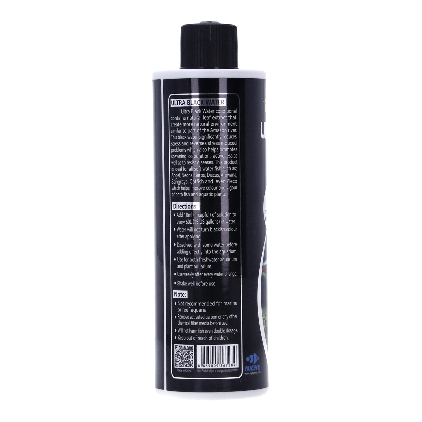 Dymax Ultra Black Aquarium Fish Tank Water Conditioner 