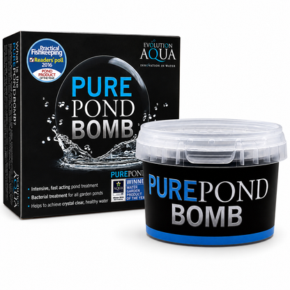 Evolution Aqua Pure Pond Bomb- Fast Acting Pond Bacteria & Waste Clarifier for Koi Ponds