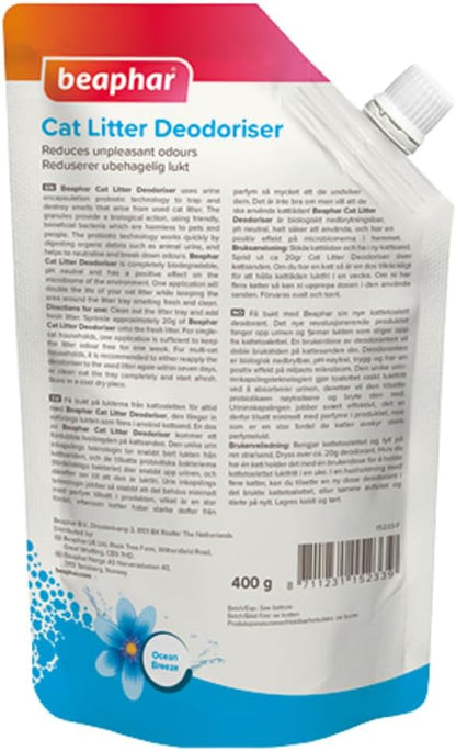 Beaphar Cat Litter Deodoriser 400g