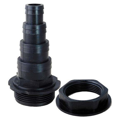 1.5" Threaded Hosetail & Nut x5 Pond Pump Filter Hose Connector Adapter