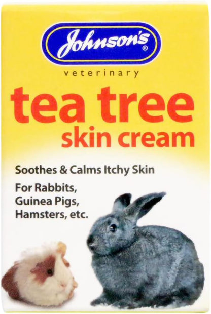 Johnsons Tea Tree Skin Cream Small Animal Rabbit Guinea Pig