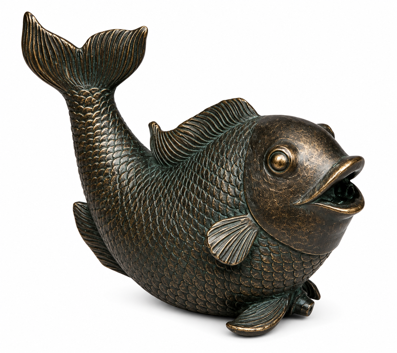 Bermuda Spitter Pond Ornaments Fish Water Feature Ornament Decor
