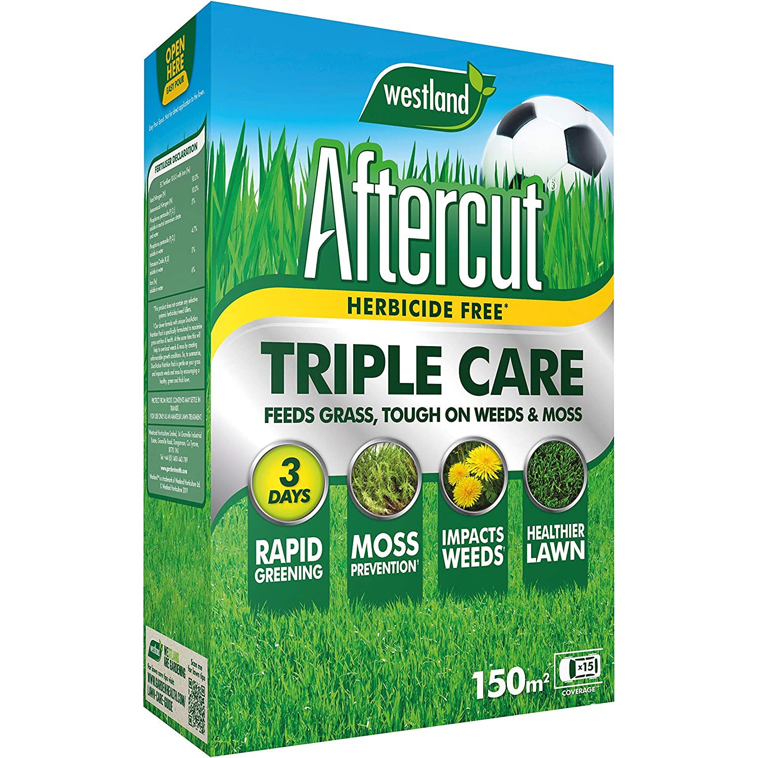 Aftercut Herbicide Free Lawn Triple Care 150m2