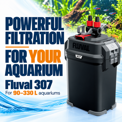 Fluval 307 External Aquarium Fish Tank Filter