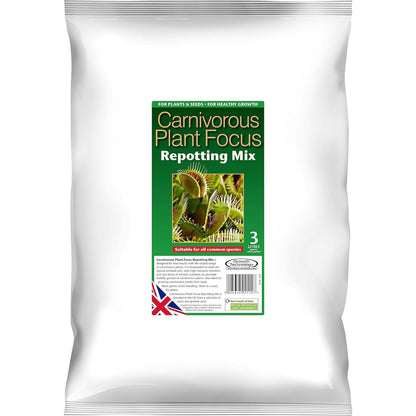 Growth Technology Carnivorous Plant Focus Repotting Mix 3L