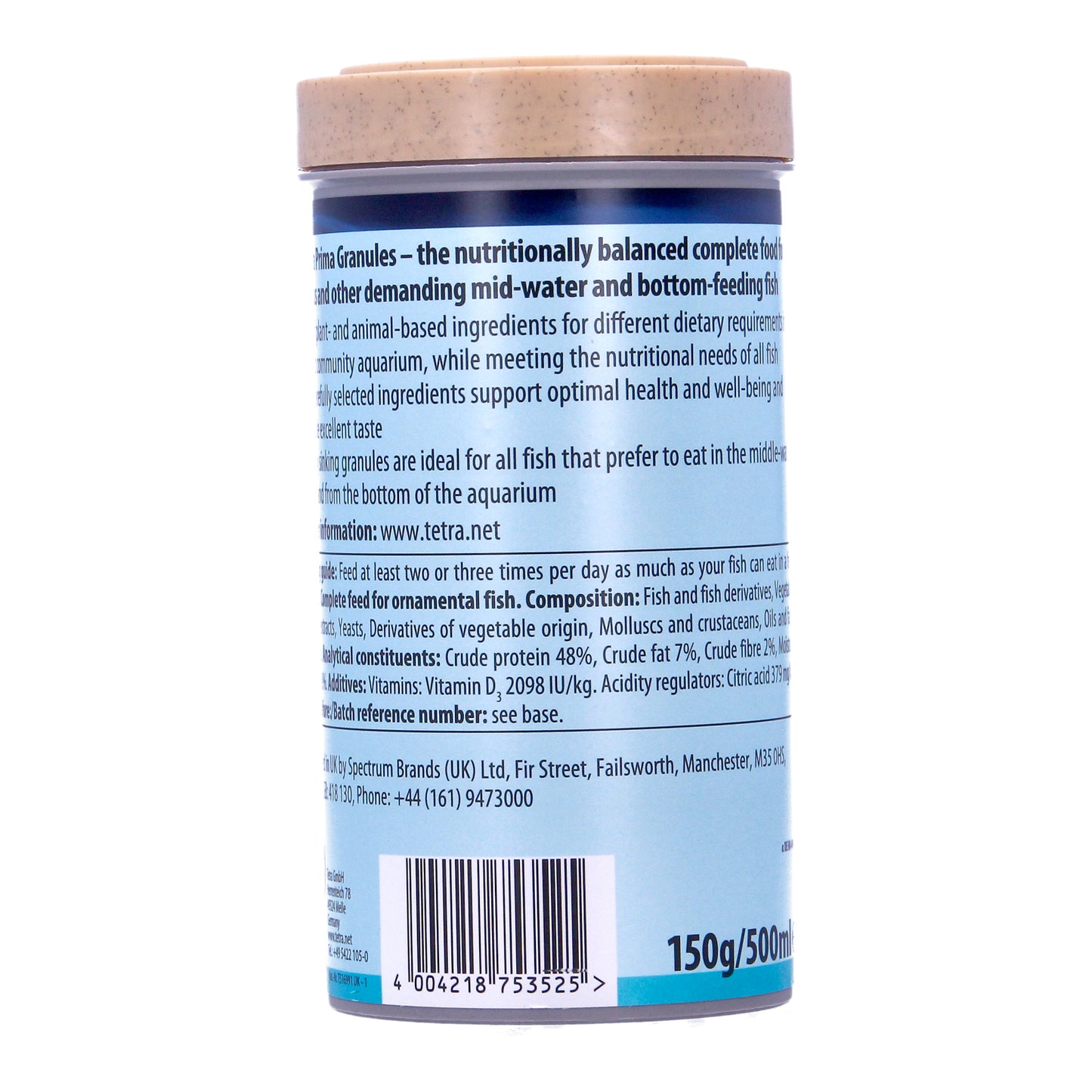 Tetra Prima Granules 150g - Fish Food for Discus & Angelfish