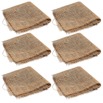 Hessian Square Plant Basket Liners