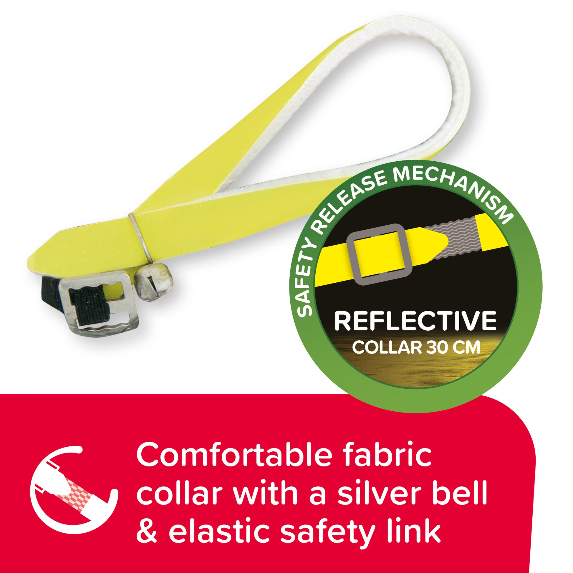 Beaphar Cat Flea Reflective Yellow Collar