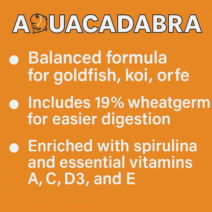 Aquacadabra Pond Wheatgerm Winter Autumn Cold Weather Koi Fish Food Sticks