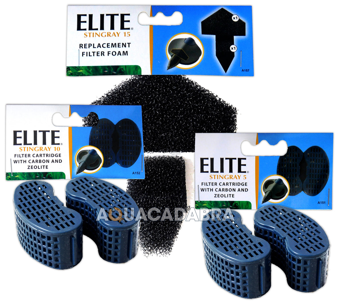 Aquacadabra Foam & Carbon Filter Media Fits Interpet Stingray
