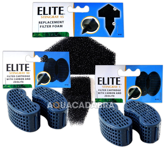 Aquacadabra Foam & Carbon Filter Media Fits Interpet Stingray