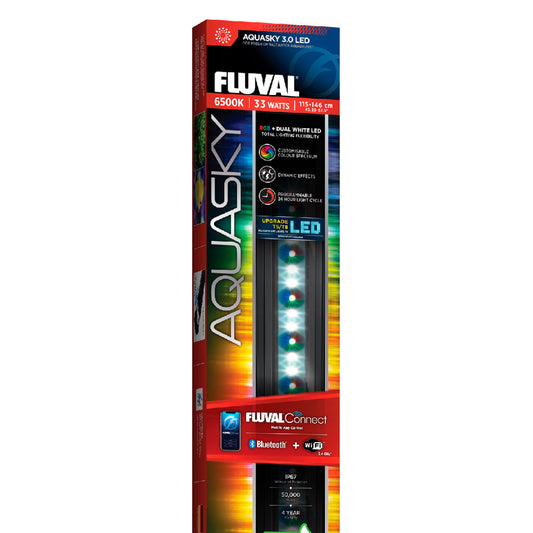 Fluval Aquasky LED 3.0 WiFi Bluetooth 33W Aquarium Lighting *TATTY BOX**
