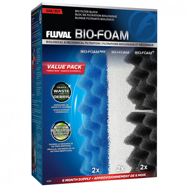 Fluval 306 307 Bio-Foam Value Pack
