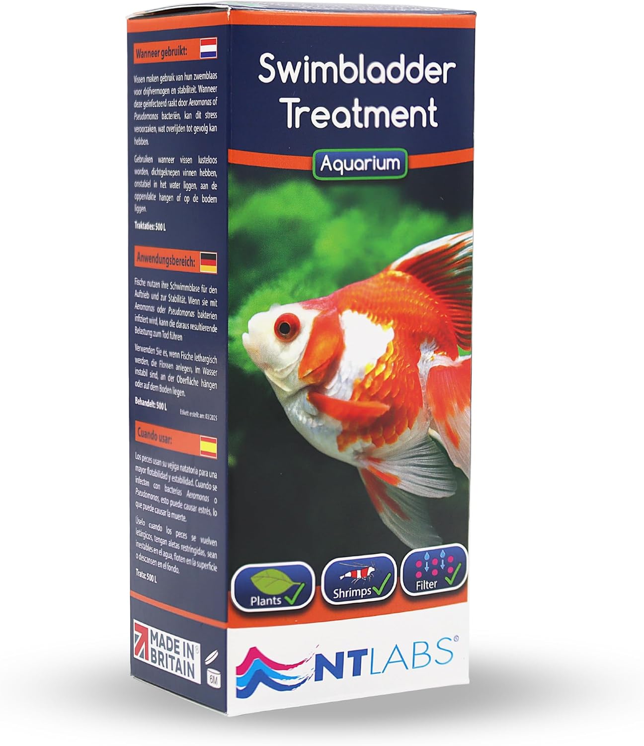 NT Labs Swimbladder Aquarium Tropical Cold Water Fish Tank Disease Treatment 