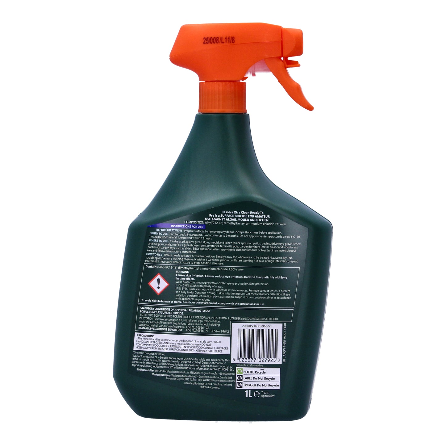 Resolva Xtra Clean Outdoor Patio Power Cleaner